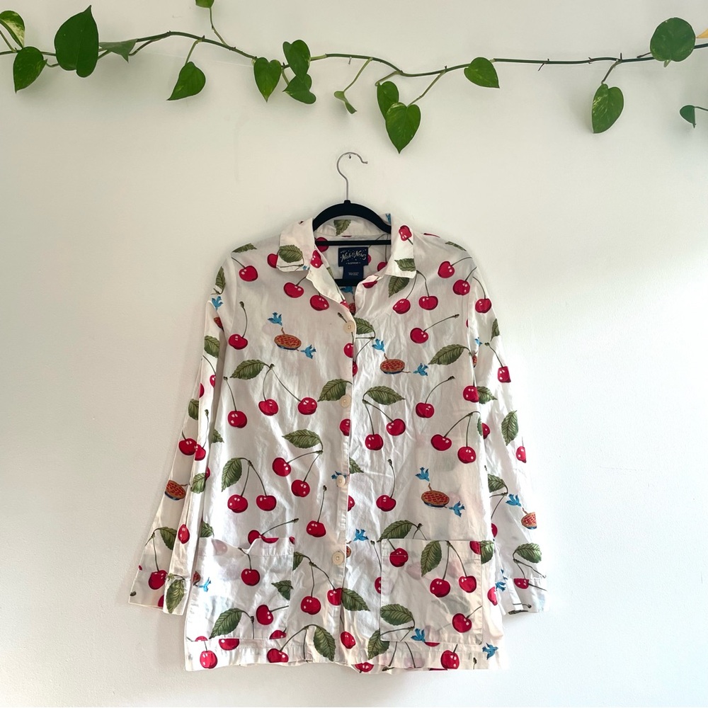 Nick & Nora Cherry Pie Pajama Shirt